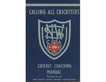 CALLING ALL CRICKETERS! - CRICKET COACHING MANUAL