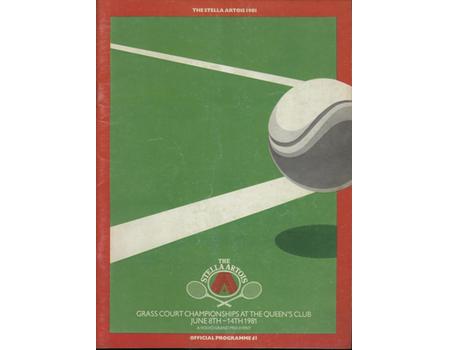 STELLA  ARTOIS TENNIS CHAMPIONSHIPS 1981 (QUEEN