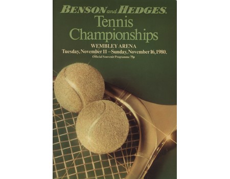 BENSON & HEDGES TENNIS CHAMPIONSHIPS 1980 (WEMBLEY ARENA) OFFICIAL PROGRAMME