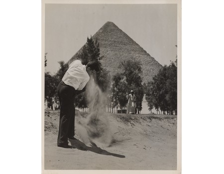 MENA HOUSE GOLF COURSE (GIZA) 1947 GOLF PHOTOGRAPH