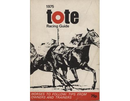 1975 TOTE RACING GUIDE