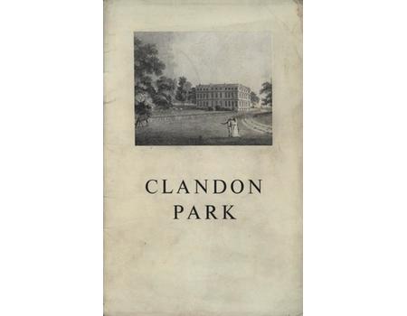 CLANDON PARK (GUIDEBOOK)