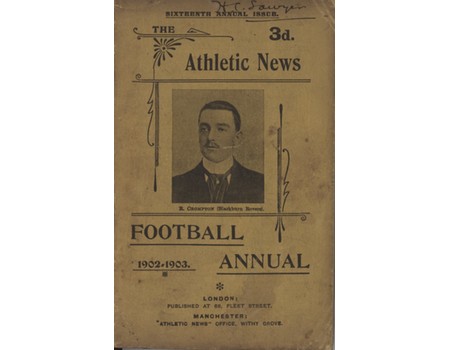 ATHLETIC NEWS FOOTBALL ANNUAL 1902-03