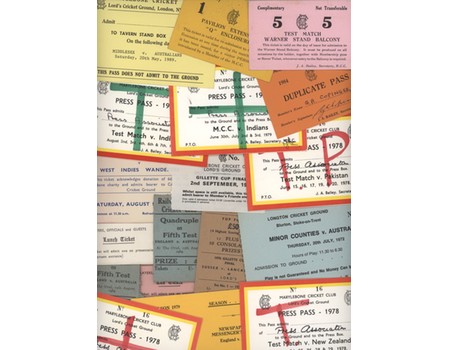 COLLECTION OF CRICKET TICKETS, PASSES & INVITATIONS 1950S TO 1980S