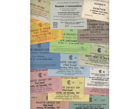 COLLECTION OF CRICKET TICKETS, PASSES & INVITATIONS 1950S TO 1980S