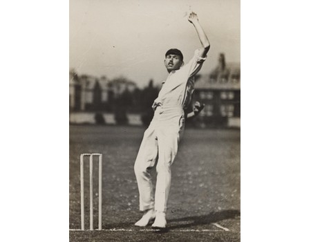 CHARLES "FATHER" MARRIOTT (KENT & ENGLAND) CRICKET PHOTOGRAPH