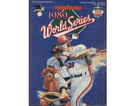 1989 WORLD SERIES BASEBALL OFFICIAL PROGRAM