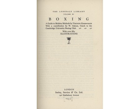 BOXING: A GUIDE TO MODERN METHODS