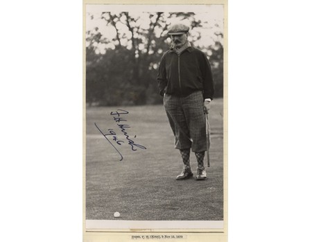 FRED HUISH (KENT) 1946 SIGNED CRICKET PHOTOGRAPH