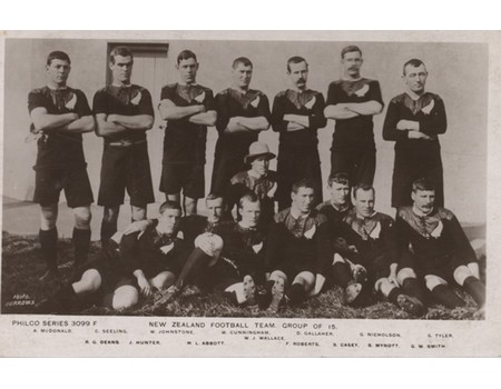 NEW ZEALAND 1905 RUGBY UNION POSTCARD