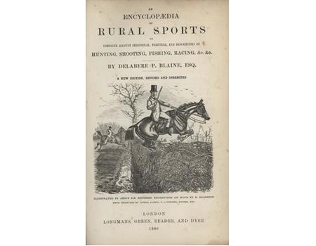 AN ENCYCLOPEDIA OF RURAL SPORTS