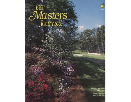 MASTERS 1991 (AUGUSTA) OFFICIAL GOLF PROGRAMME