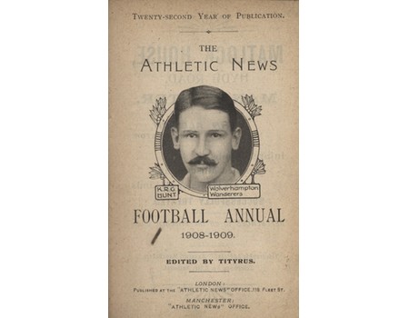 ATHLETIC NEWS FOOTBALL ANNUAL 1908-09