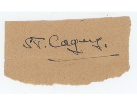 STANDISH CAGNEY (IRELAND) RUGBY AUTOGRAPH