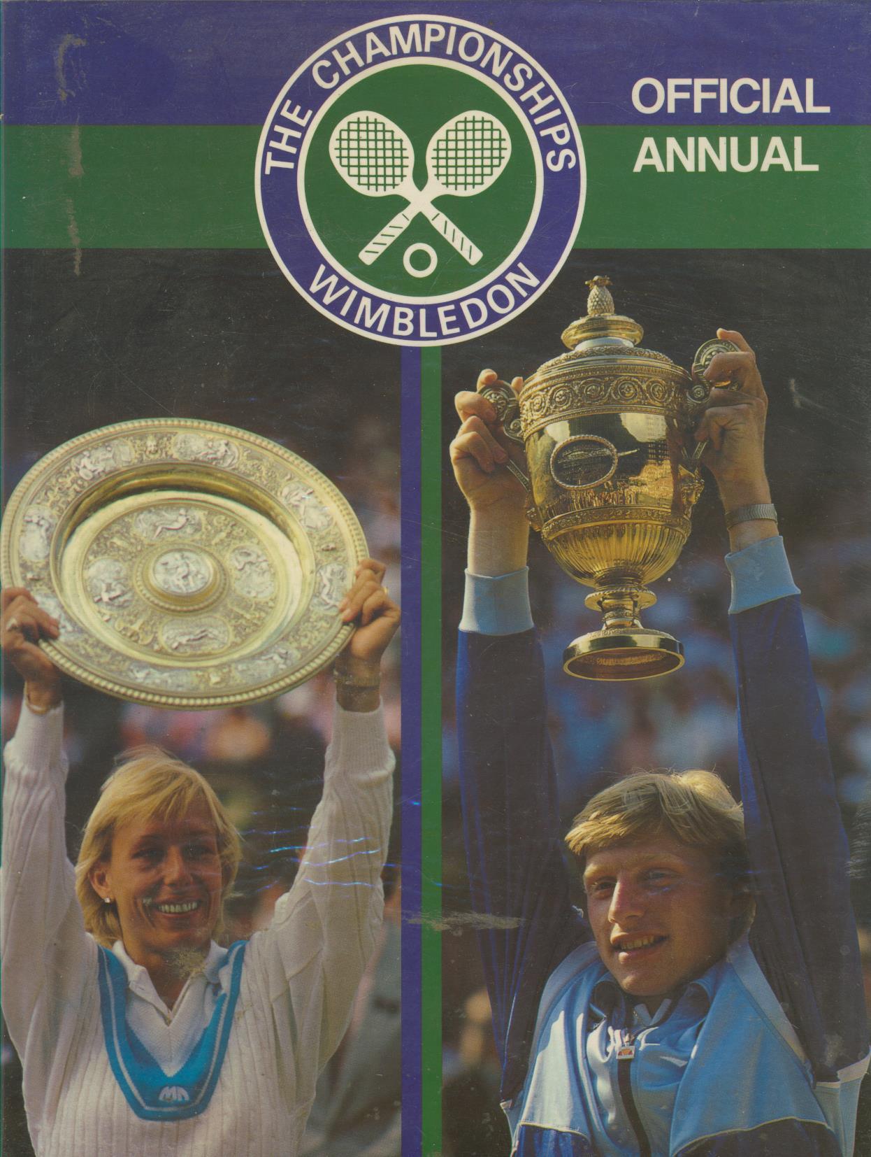 THE CHAMPIONSHIPS WIMBLEDON OFFICIAL ANNUAL 1985 - Tennis Annuals ...