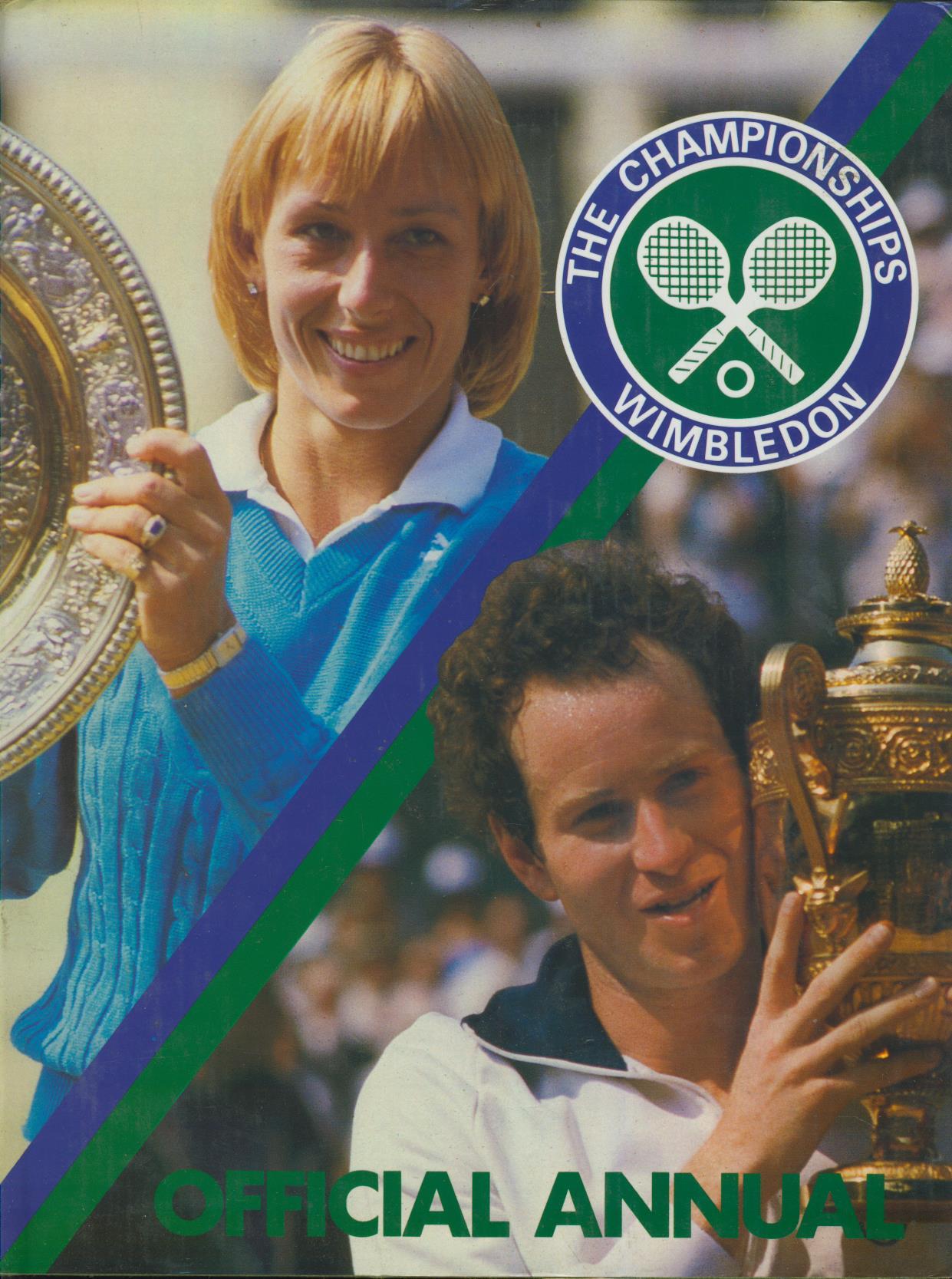 THE CHAMPIONSHIPS WIMBLEDON OFFICIAL ANNUAL 1984 - Tennis Annuals ...