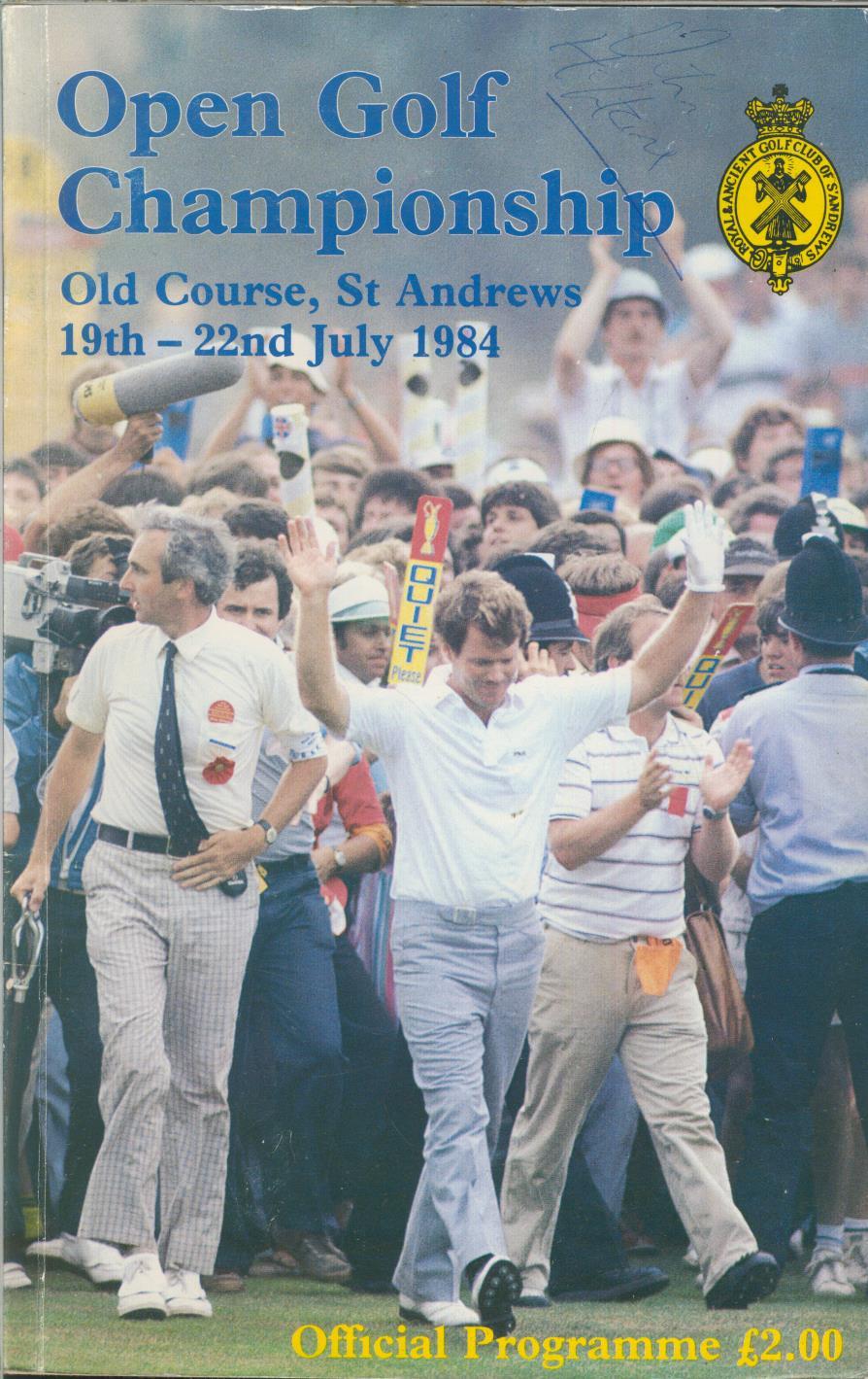 OPEN GOLF CHAMPIONSHIP 1984 (ST. ANDREWS) PROGRAMME ...