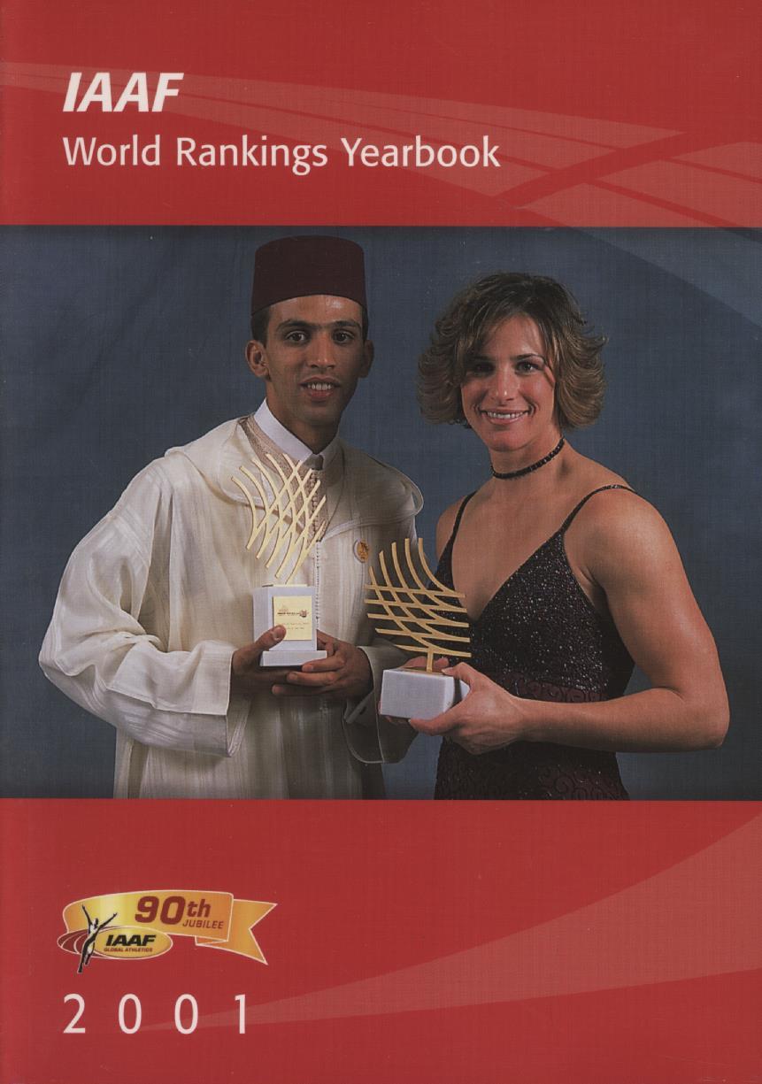 IAAF WORLD RANKINGS YEARBOOK 2001 General Athletics Books