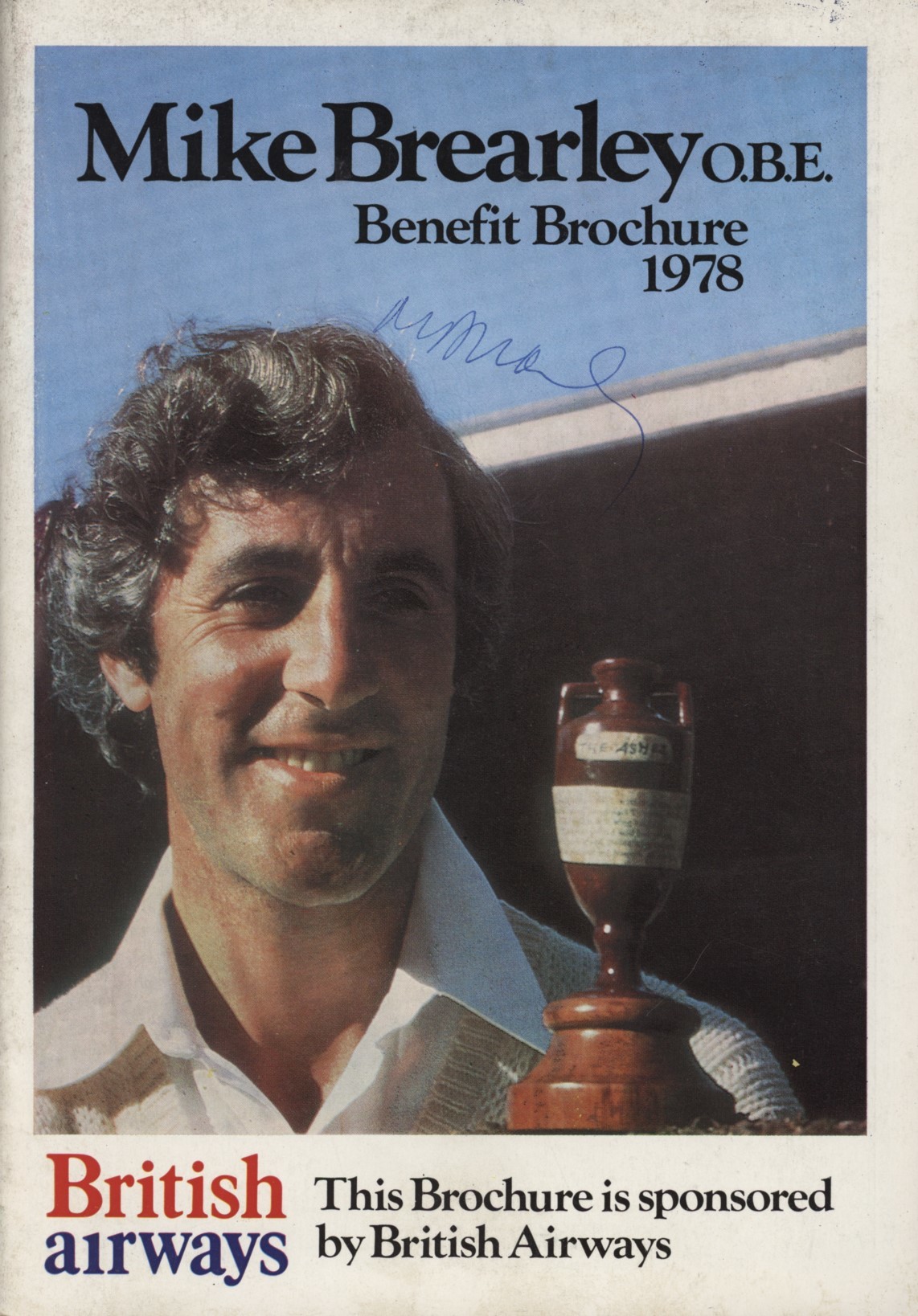 MIKE BREARLEY (MIDDLESEX) 1978 SIGNED BENEFIT BROCHURE - Cricket ...