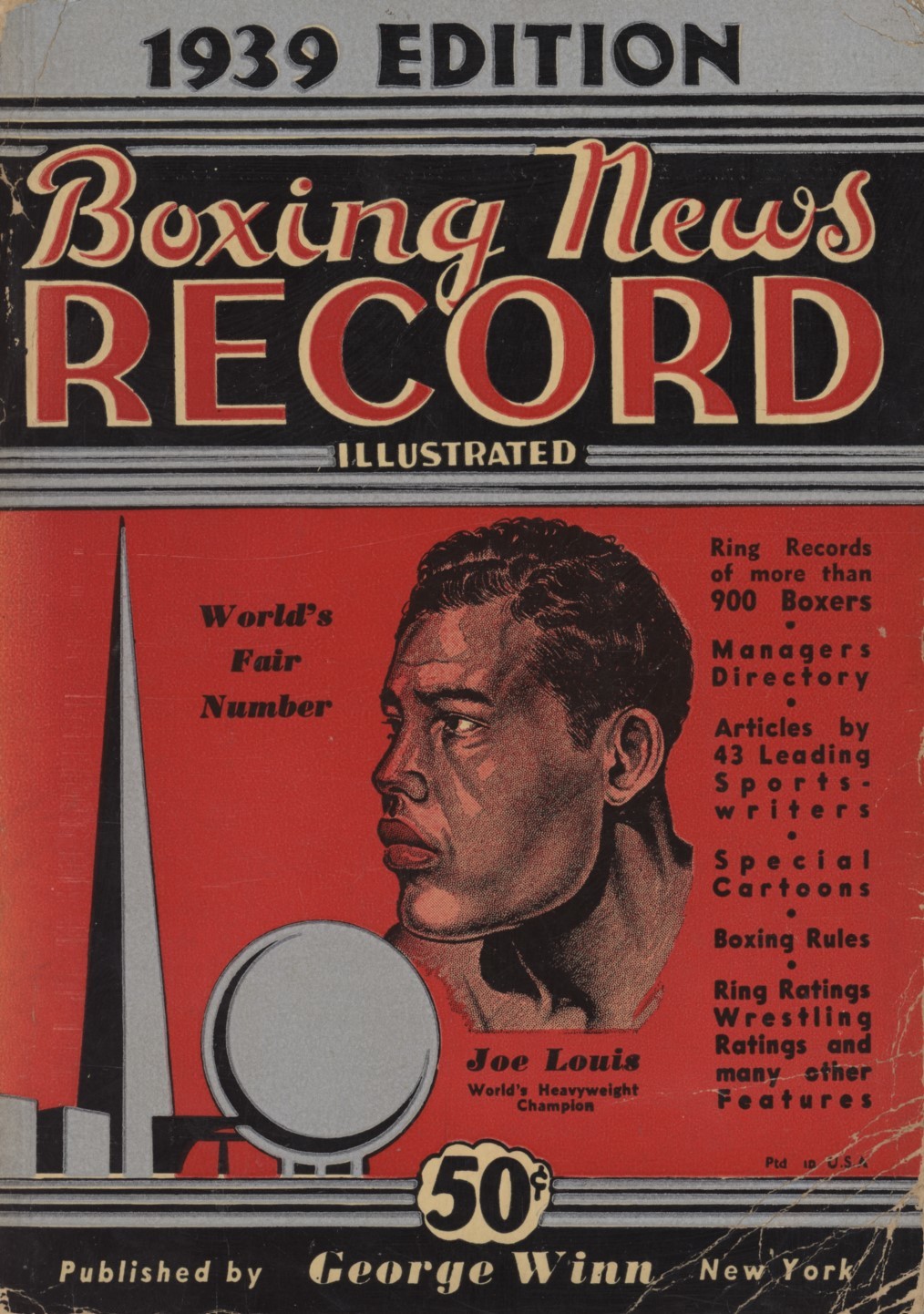 Boxing News Records Illustrated 1939 Edition Boxing Annuals 0535