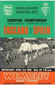 England v Spain at the 1968 European Championship