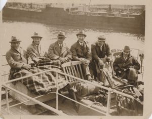 The 1926 Australian cricket team arriving in England